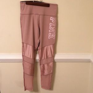 VS Pink Moto Leggings